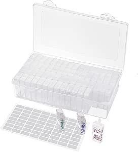 Belle Vous Set Caja para Abalorios de Plástico con 64 ...