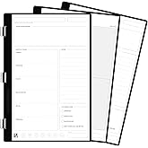 Rocketbook Pro Planner Page Pack | Scannable Rocketbook Pro Pages for To Do Lists and Agendas - Write, Scan, Erase, Reuse | 2