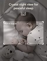 nooie Baby Monitor 2K WiFi Camera Night Vision Cry Detection Temp Sensor Alexa view 6