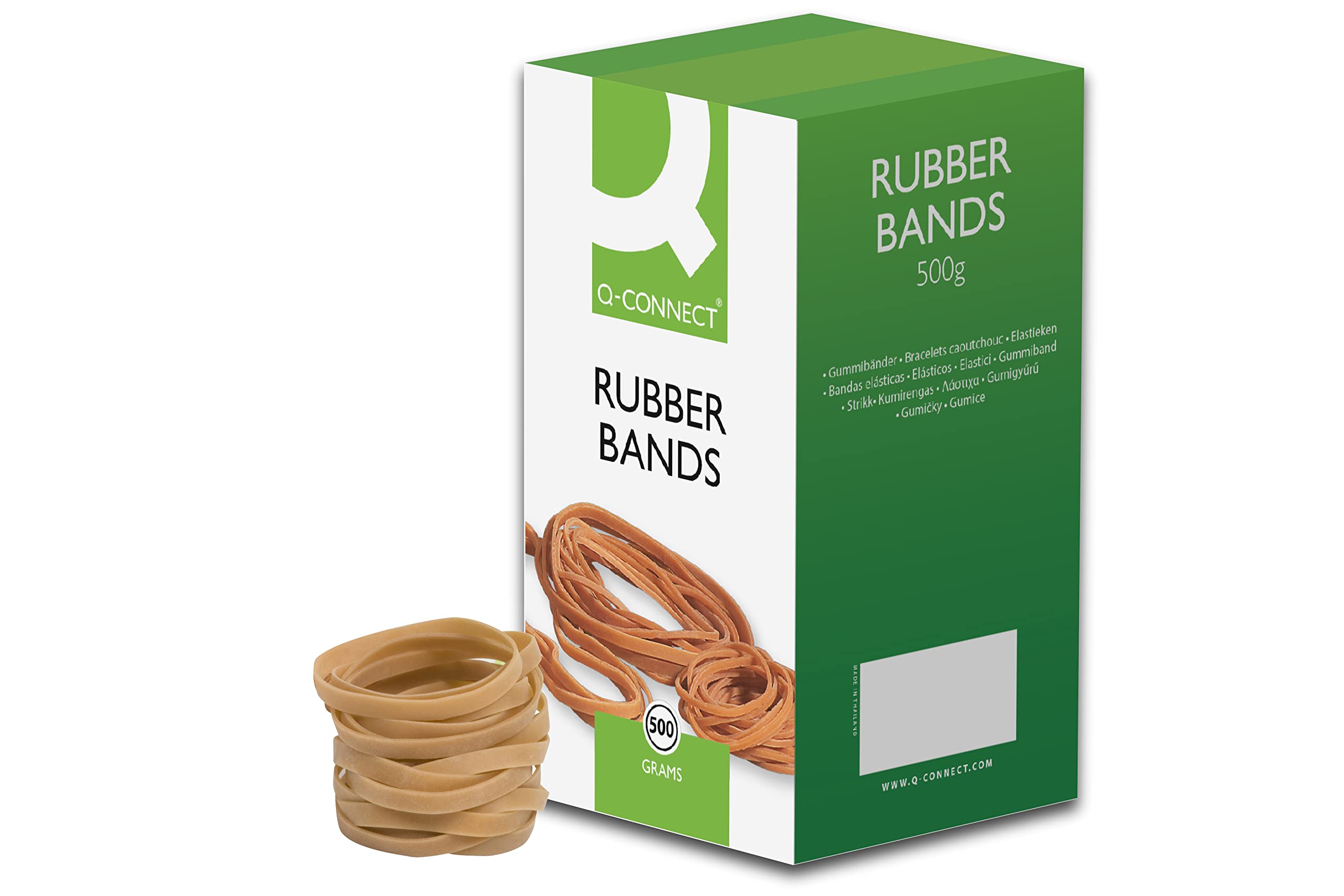 Q-Connect Rubber Bands No.63 76.2 x 6.3mm 500g KF10548