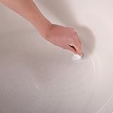 Shnuggle Toddler Bath Taupe Beige with Backrest Anti Slip Drain Plug view 5