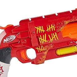 NERF Zombie Strike Hammershot Blaster, Red