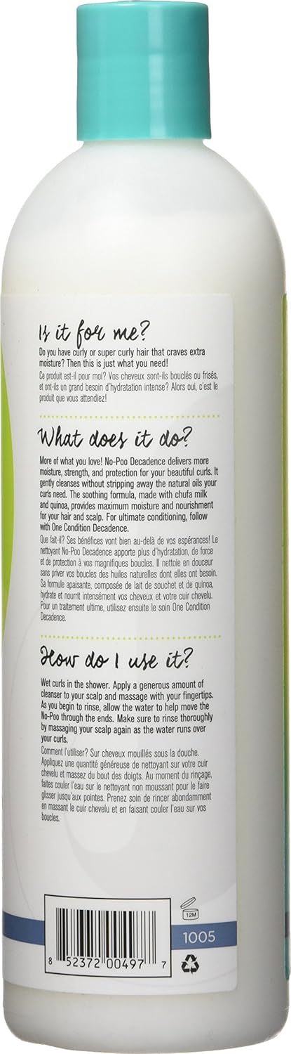 Deva Curl No-Poo Decadence, 12 oz, Cranberry, 355 ml (Pack of 1) - Image 3