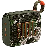 JBL Go 4 - Ultra-Portable, Waterproof and Dustproof Bluetooth Speaker, Big JBL Pro Sound with Punchy bass, 7-Hour Built-in Battery, Made in Part with Recycled Materials (Squad)
