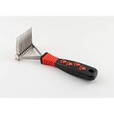 RYAN'S PET SUPPLIES Paw Brothers 10-Blade Dematting Tool for Dog Grooming, Professional Grade, Stainless Steel Blades, Comfort Grip, Gentle on Skin