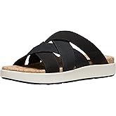 KEEN womens Elle Mixed Slide Comfortable Casual PlatformSandals