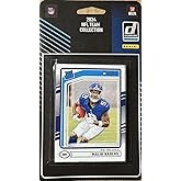 New York Giants 2024 Donruss Factory Sealed Team Set Featuring Eli Manning and Rated Rookie Cards of Malik Nabers, Theo Johnson and Tyrone Tracy Plus
