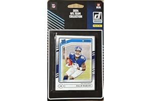 PANINI New York Giants 2024 Donruss Factory Sealed Team Set Featuring Eli Manning and Rated Rookie Cards of Malik Nabers, Theo Johnson and Tyrone Tracy Plus