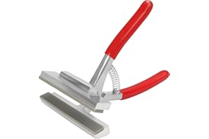 Kurtzy Canvas Stretching Pliers - 19.2 x 12.01cm / 7.55 x 4.72 inches - Wide Metal Alloy Artist Tool with Padded Spring Return Handles for Stretcher Bars and Framing Art
