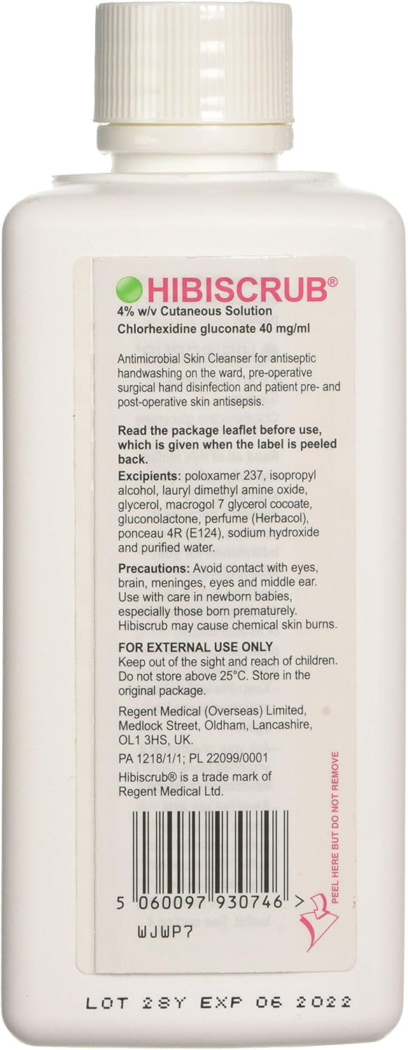 HiBiScrub Skin Wash 500ml Antimicrobial Skin Wash, 500 ml (Pack of 1) - Image 3