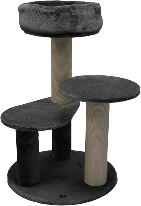 Arbre A Chat Kimba Xxl Gris 93cm Tronc 12cm Amazon Fr Animalerie