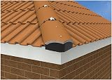 Homesmart Universal Black Hip End Tile Closer Unit Dry Roof Fixing view 4
