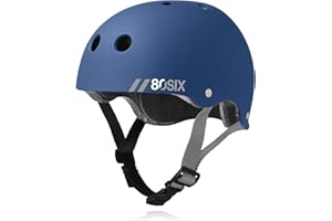 80SIX Triple Certified Multisport Helmet - Ideal for Bike, Scooter, and Skateboard