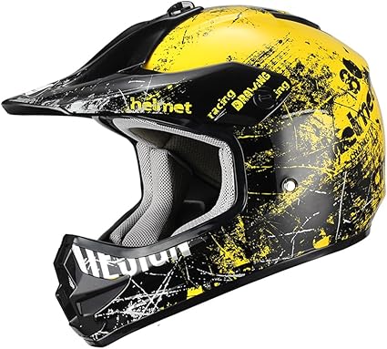 Amazon Com Triangle Motorcycle Helmets Youth Off Road Sport Atv