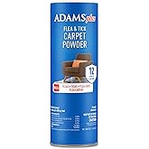 ADAMS Plus Flea &amp; Tick Carpet Powder, Kills Fleas and Ticks, 16 oz | Flea treatment for home with up to 12 months reinfestation control on carpets, rugs and furniture