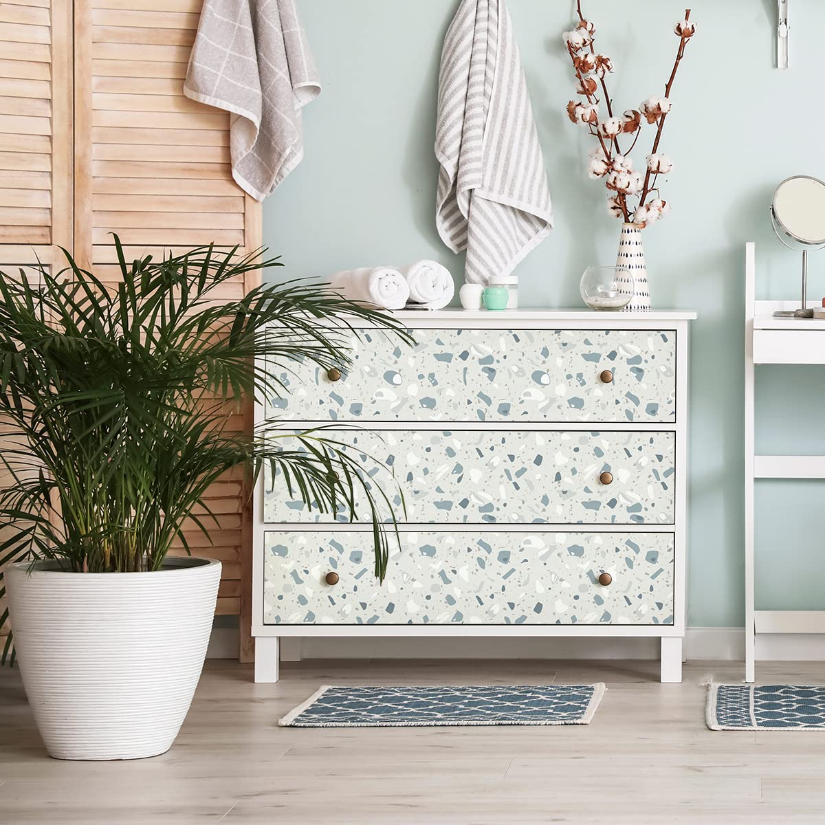 Wall Sticker for Living Room and Kitchen 40 x 60 cm Terrazzo Lagos Furniture