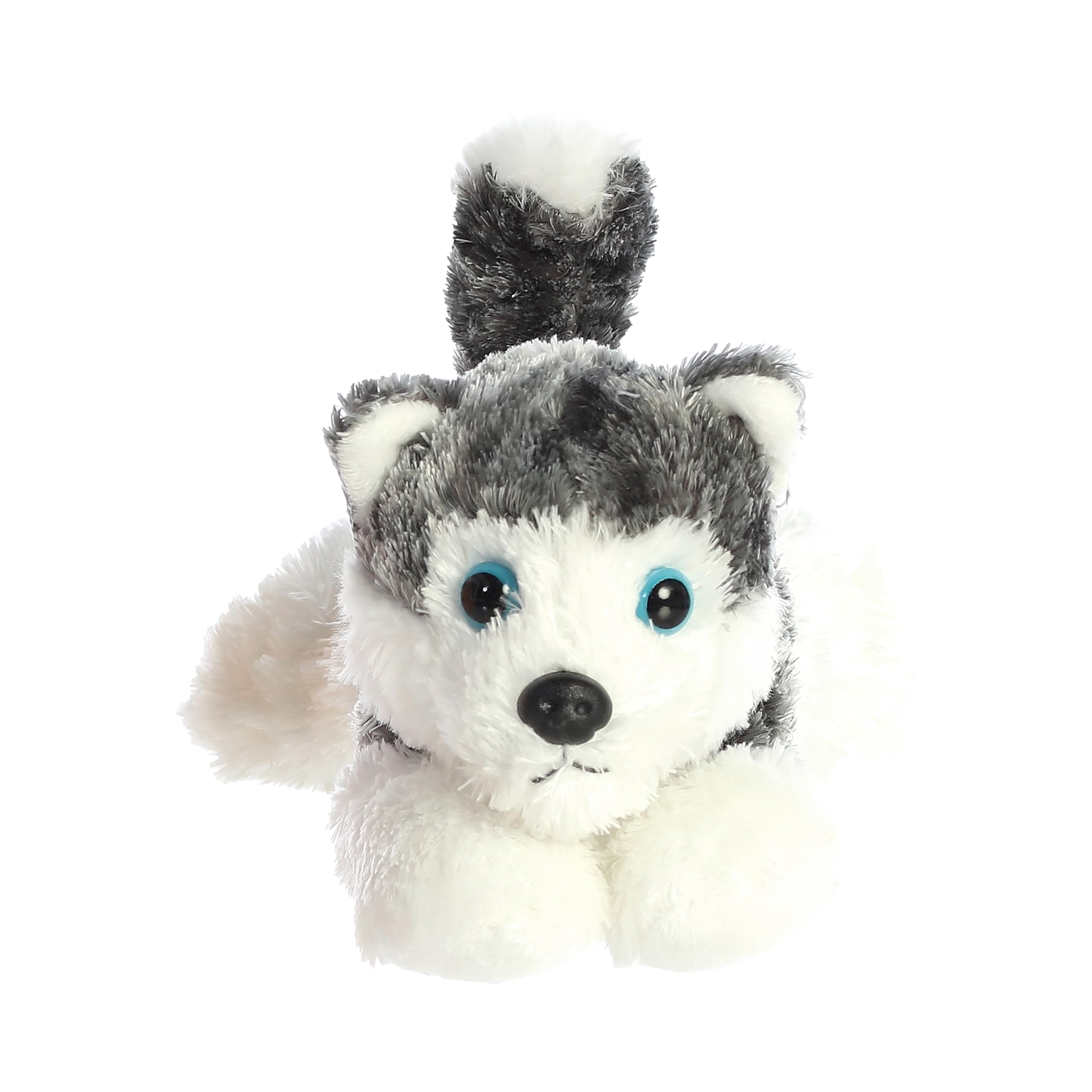Photo 1 of Aurora® Adorable Mini Flopsie™ Mush™ Stuffed Animal - Playful Ease - Timeless Companions - Gray 8 Inches