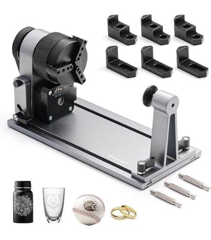 Amazon.com: Genmitsu MD19 Rotary Roller Kit, 360° Y-axis Engraving
