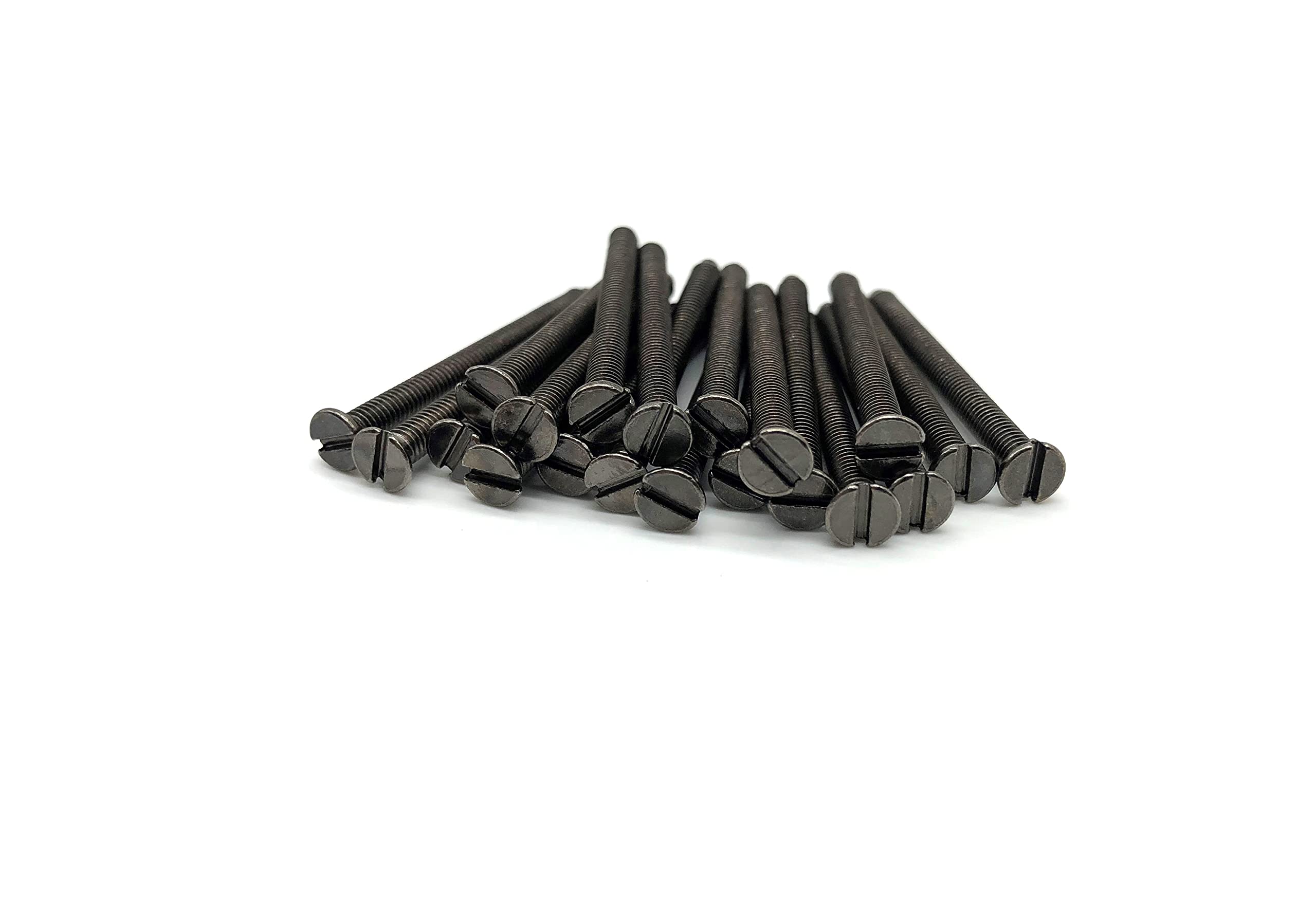 Jones DIY M3.5 Black Nickel Electrical Socket Screws, 40mm, For Switches, Light Switch, Plug Sockets, 3.5mm x 40mm, (20)