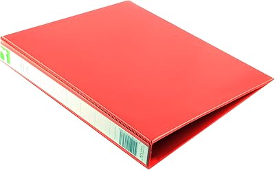 Q-Connect Presentation 25mm 4D Ring Binder A4 Red KF01326