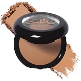 Saie SuperSuede Radiant Baked Bronzer Powder - Hydrating, Long-Lasting + Blurring Powder Bronzer for a Warm, Natural Glow - With Squalane + Jojoba - Talc-Free + Vegan Face Makeup - Almalfi (0.28 oz)