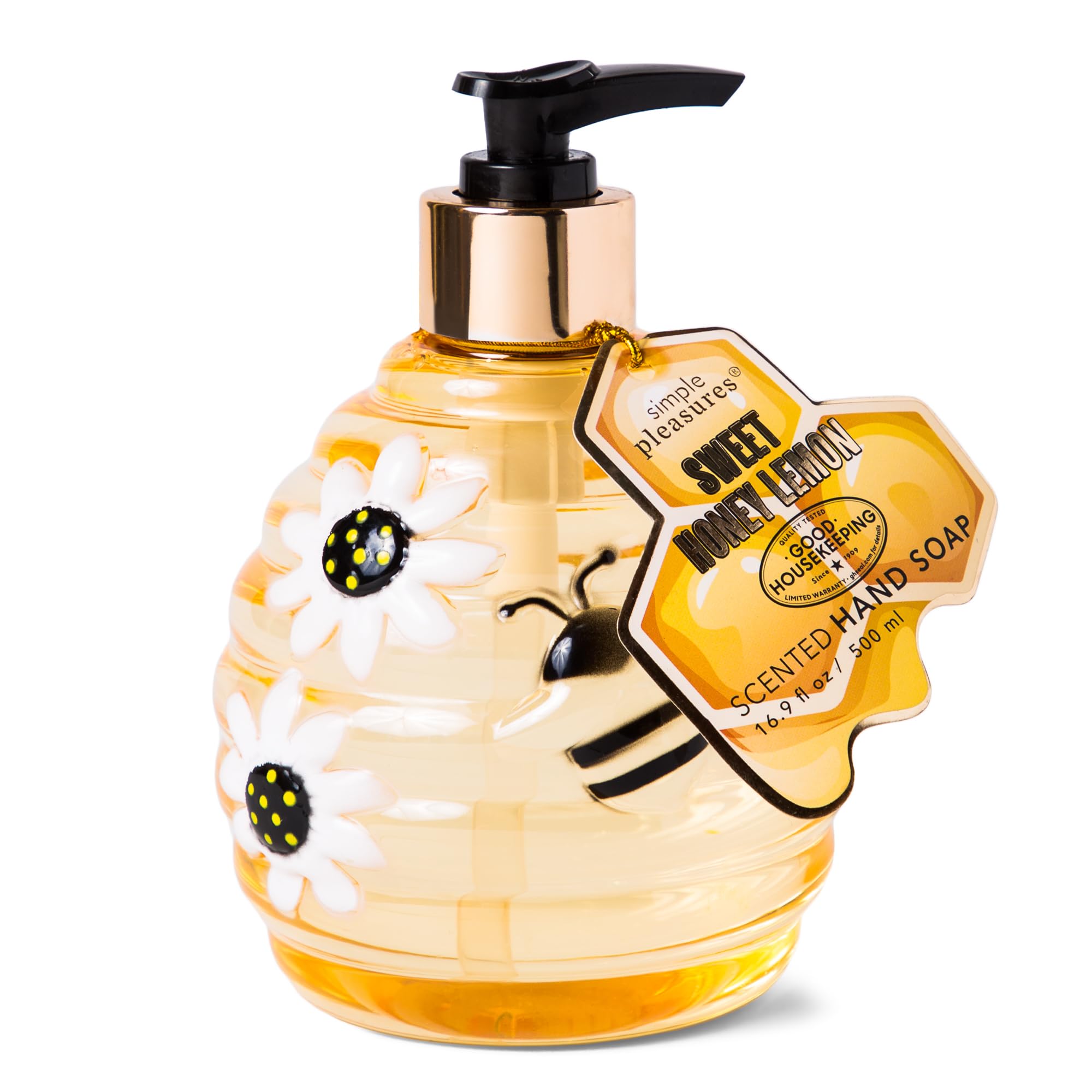 Photo 1 of **DISPENSER IS BROKEN, ONLY TO BE USED AS A REFILL** Simple Pleasures Beehive Soap Dispenser – Cute Dispenser for Kitchen and Bathroom Décor – Cool Liquid for Handwashing and Cleaning with The Good Housekeeping Seal of Approval
