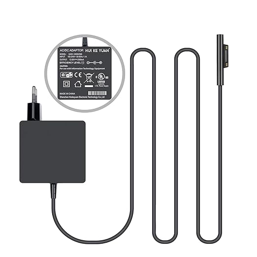 [TUV GS] HKY DC 12V 2.58A Tablet Ladegerät Netzteil AC Adapter für Microsoft Surface Pro 3, Microsoft Surface Pro 4 i5 i7 Mod