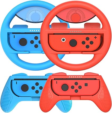 Amazon Co Jp お得4点セット Chechna Joy Con ハンドル 2 ゲームパッド型 2 For Nintendo Switch マリオ マリオカート8 デラックス スイッチ レーシングゲーム ハンドル コントローラー ジョイコングリップ Switch 対応 ハンドル 持ちやすい 装着簡単 手触り良い Amazon Co Jp お得4点セット Chechna Joy Con ハンドル 2 ゲームパッド型 2 For Nintendo Switch マリオ マリオカート8 デラックス スイッチ レーシングゲーム ハンドル コントローラー ジョイコングリップ Switch 対応 ハンドル 持ちやすい 装着簡単 手触り良い