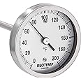 REOTEMP Heavy Duty Compost Thermometer - Fahrenheit (36 Inch Stem), Made in The USA