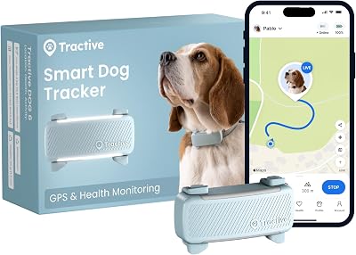 Tractive Smart Dog Tracker 2025 Edition Real-time GPS Vitals Monitoring
