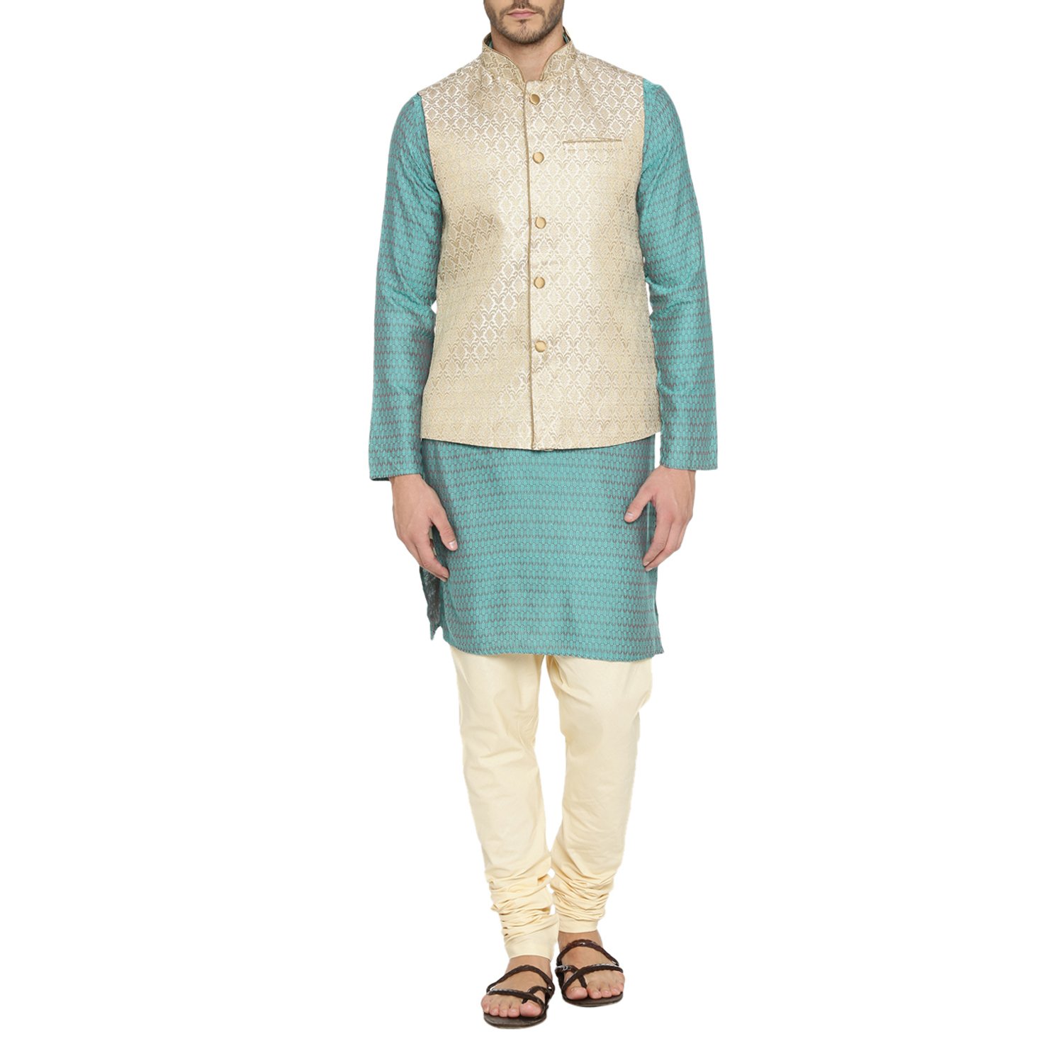 indus route by pantaloons boy's polyester blouson waistcoat