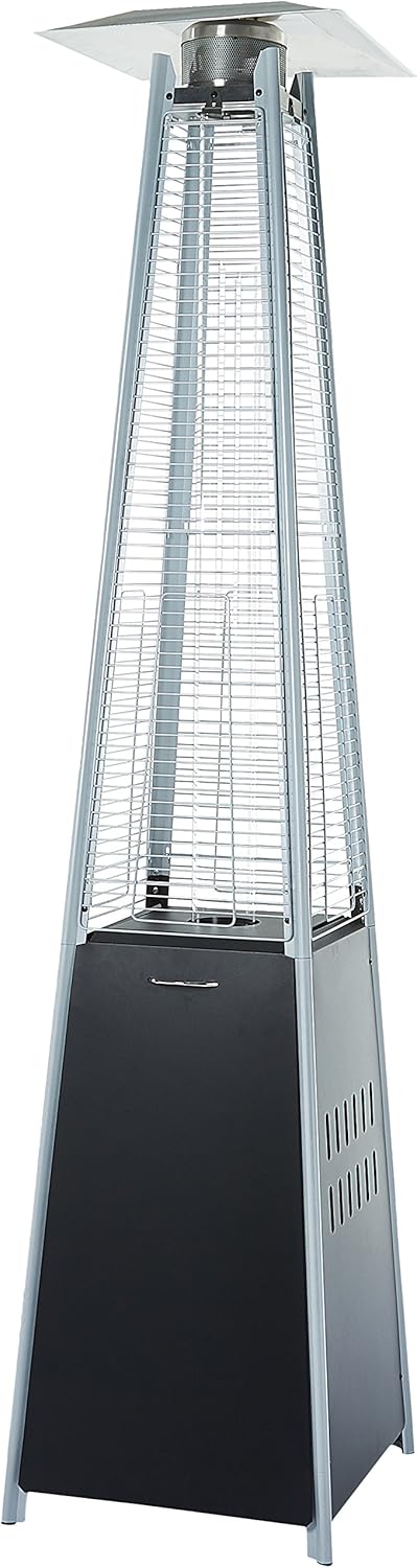 AmazonBasics Outdoor Pyramid Patio Heater, Black