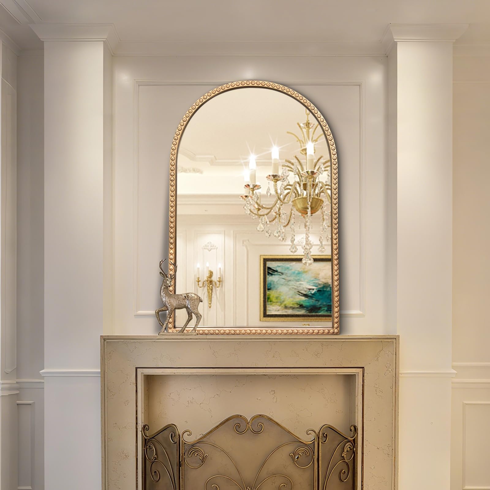 DAOYIJIAJU Antique Arched Mirror, 36