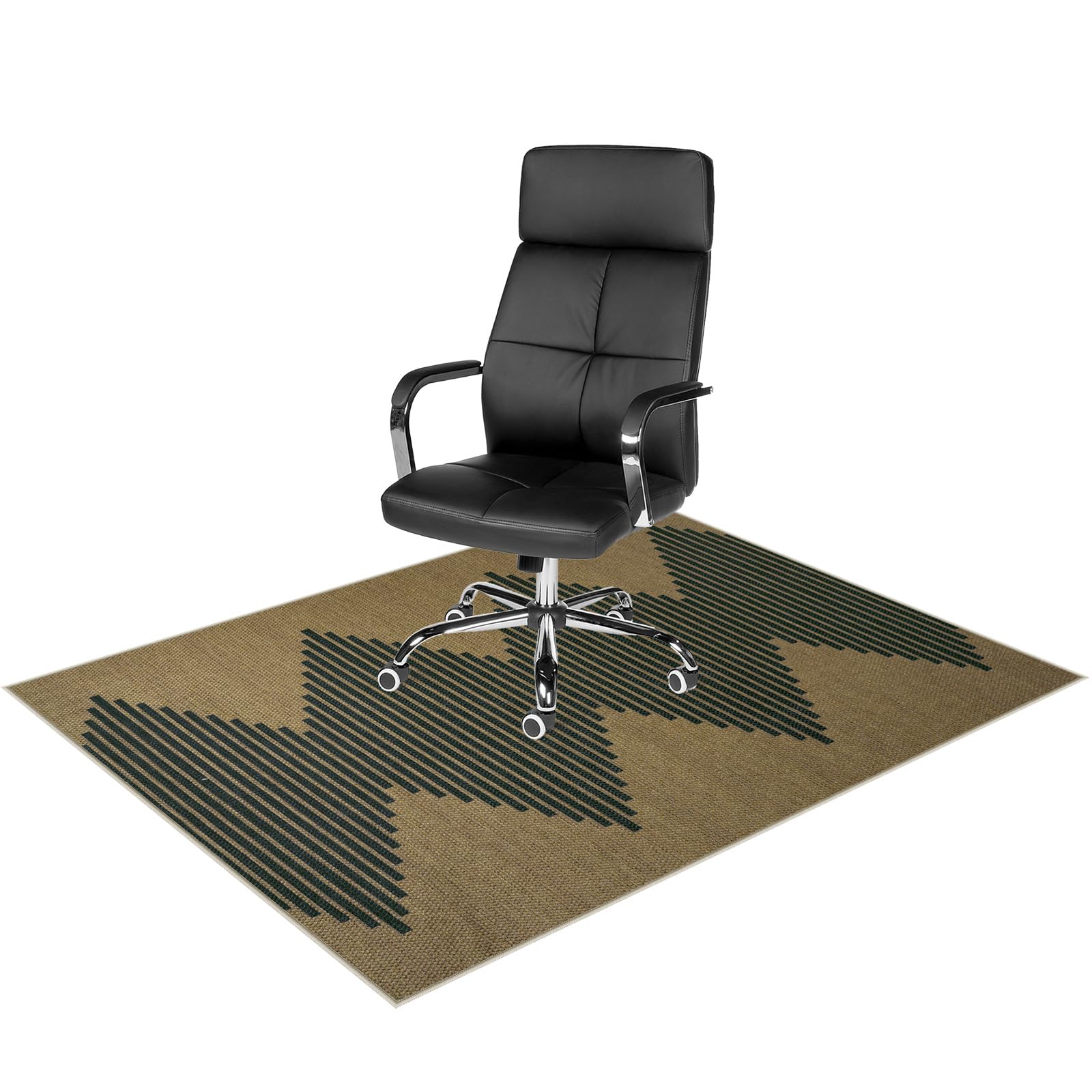 Photo 1 of Anidaroel 48"x60" Office Chair Mat for Hard Floors, Desk Floor Mat for Hard Floors, Heavy Duty Office Chair Mat for Rolling Chairs, Large Anti-Slip Floor Protector for Office, Non Curling Chair Mats