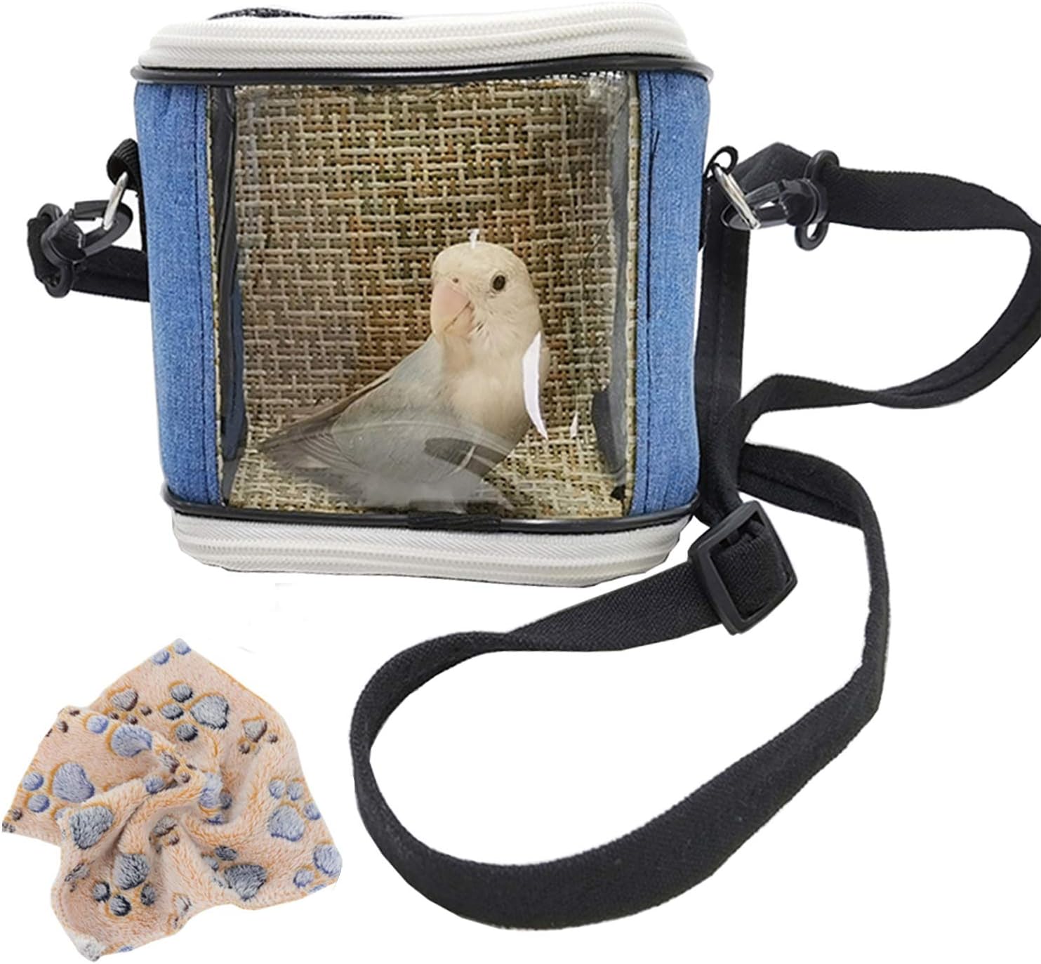 QBLEEV Bird Carrier Travel Cage Parrot Carrying Case