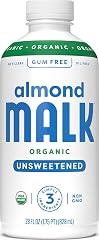 Malk, Unsweet Almond Milk, 28 Fl Oz
