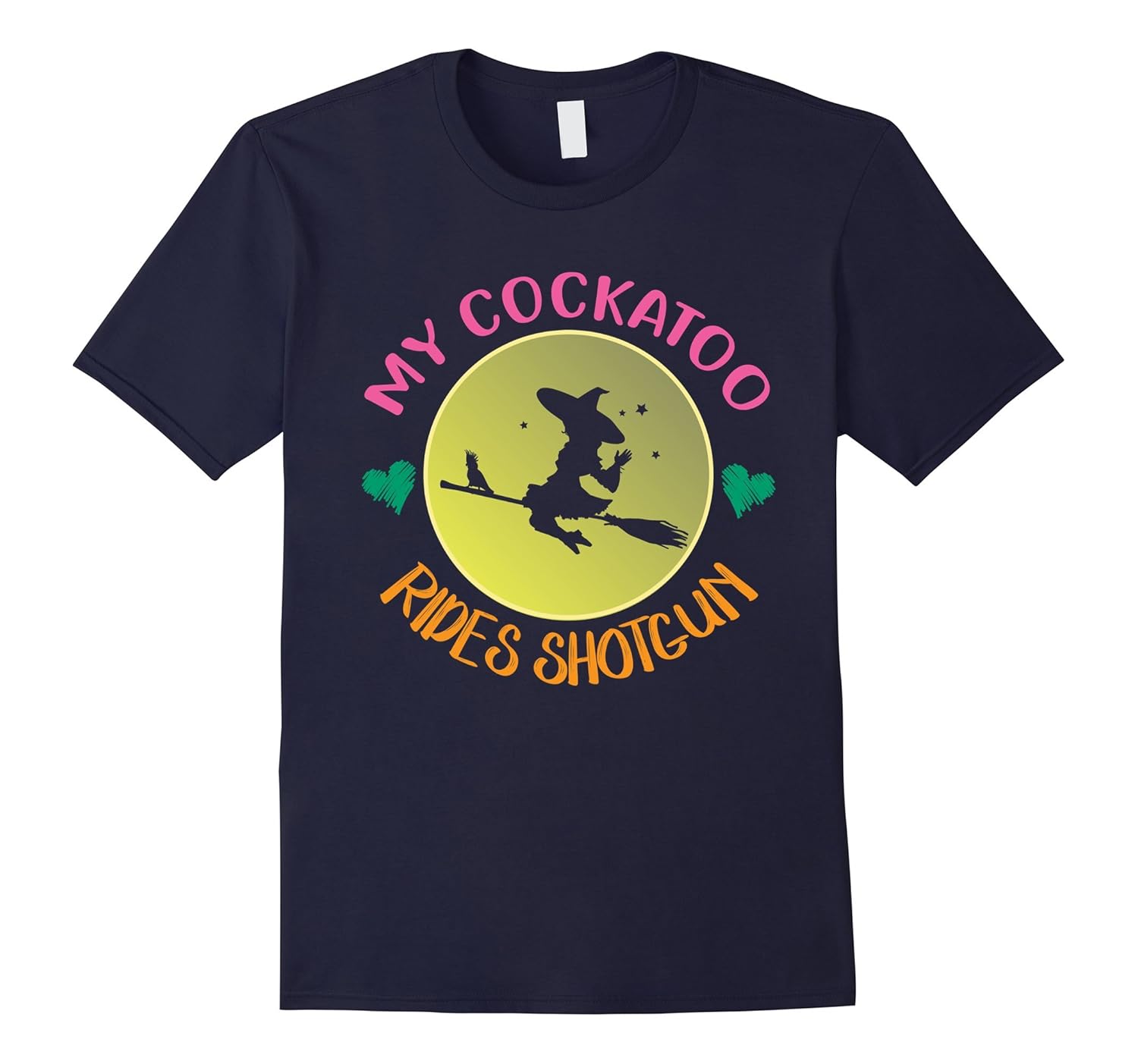 My Cockatoo Rides Shotgun T-Shirt | Halloween Costume Gift-ANZ