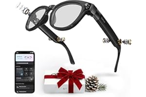 DPVR G1 Smart Glasses with Camera and Bluetooth – 8MP 32Gb AI Glasses for Men and Women, Real-Time Translation & Video Recording Glasses with Voice Control