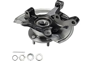 Doiplent 698-411 Front Left Steering Knuckle & Hub Bearing Assembly Replacement Driver Side for Dodge Caliber 2008-2012; for Jeep Compass 2007-2017/Patriot 2007-2017