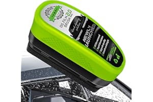 EINESIN Upgrade Automotive Oil Film Cleaning Brush, Reusable Oil Film Cleaning Brush, Glass Coating for Windshield, Prevents 