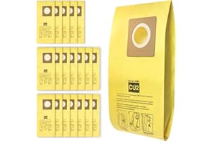 20 Pack AH10243 Vacuum bags Compatible with Hoover Commercial CU2 Upright CH54013 CH54015 CH54113 CH54115 Vacuum Cleaners, Re