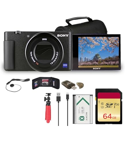 Amazon.com : Sony ZV-1 Digital Vlogging Camera Black (DCZV1/B