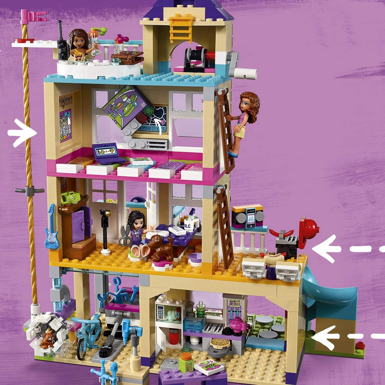 Amazon Com Lego Friends Friendship House 41340 Office Products