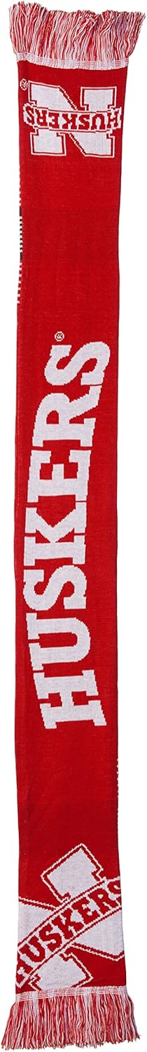 Nebraska Reversible Split Logo Scarf : Clothing