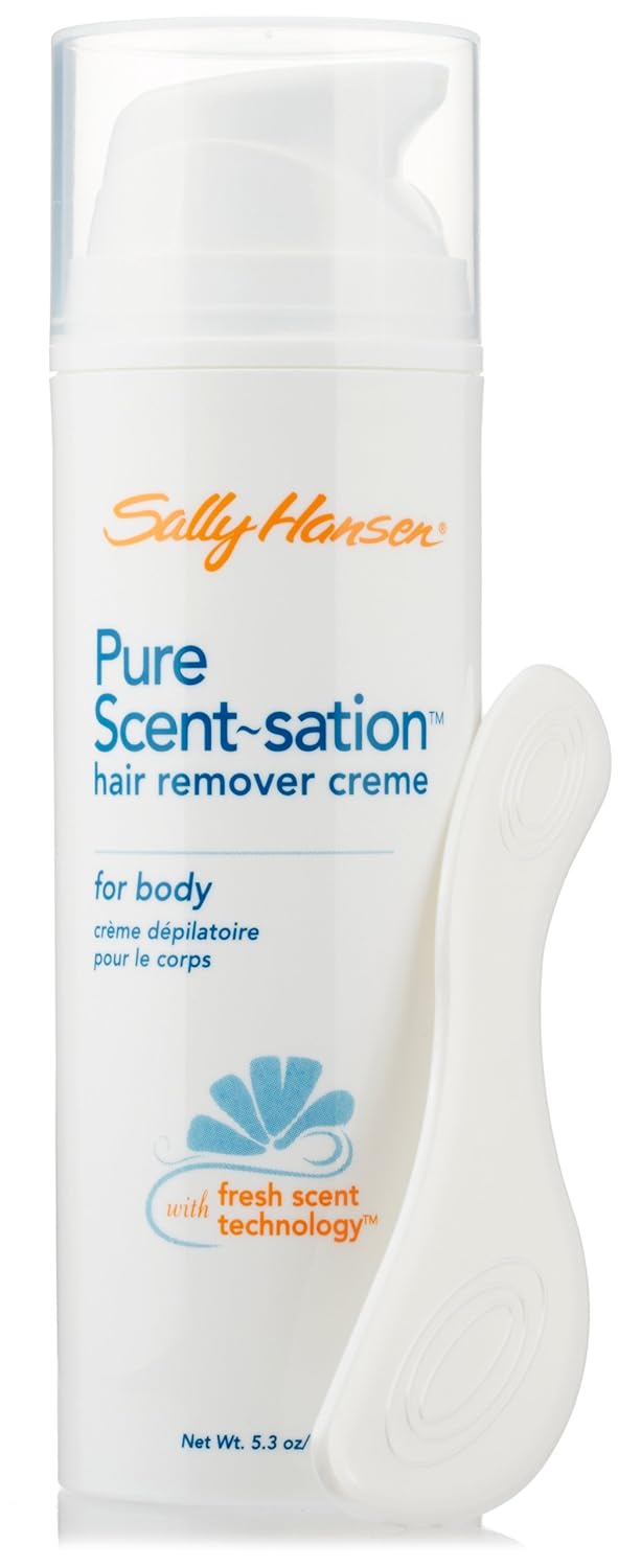 Amazon.com : Sally Hansen Pure Scent-Sation Hair Remover Creme for Body, 5.3 Ounce : Hair Waxing Lotions : Beauty