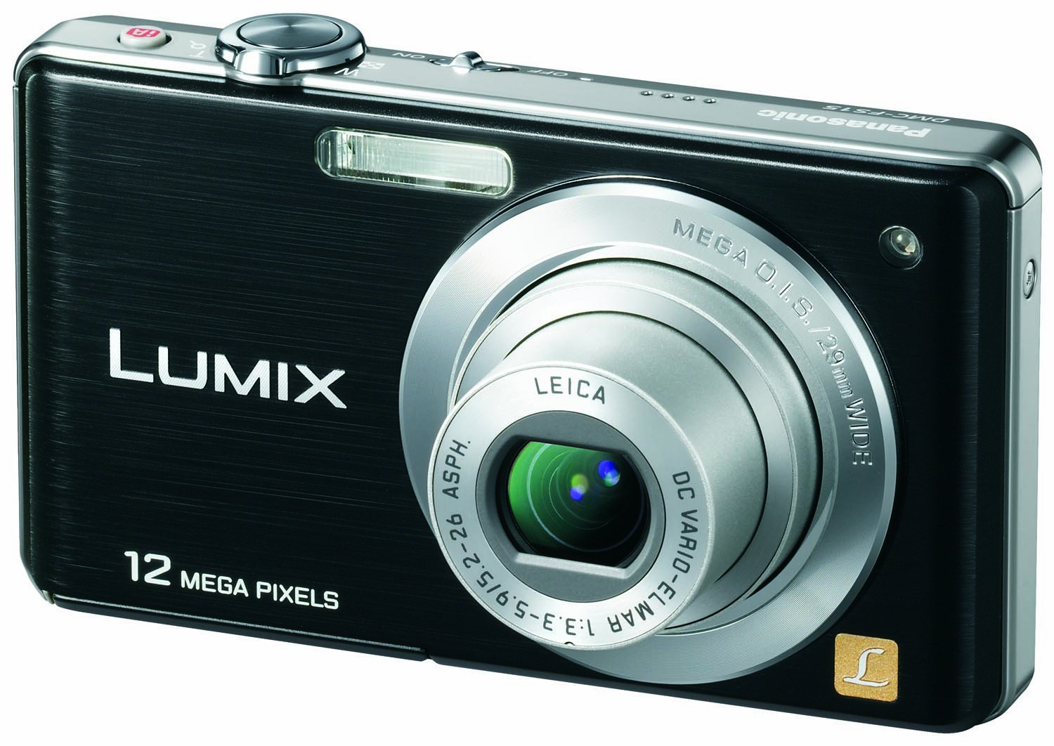 Amazon.com : Panasonic Lumix DMC-FS15 12MP Digital Camera with 5x MEGA  Optical Image Stabilized Zoom and 2.7 inch LCD (Black) : Point And Shoot  Digital ...