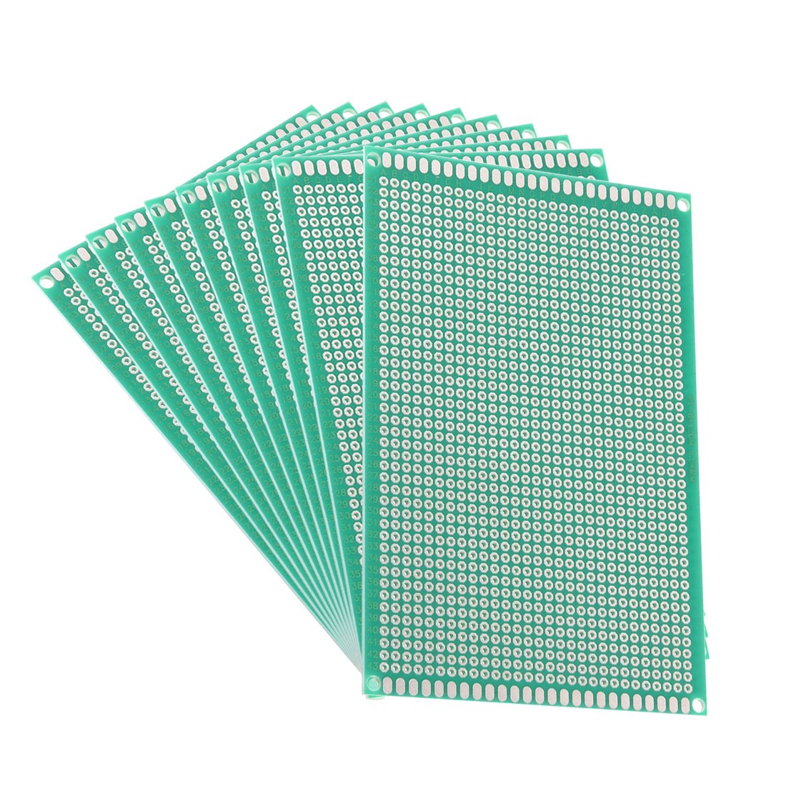 Sourcingmap 8x12cm Single Sided Universal Printed Circuit Board for DIY Soldering 10pcs