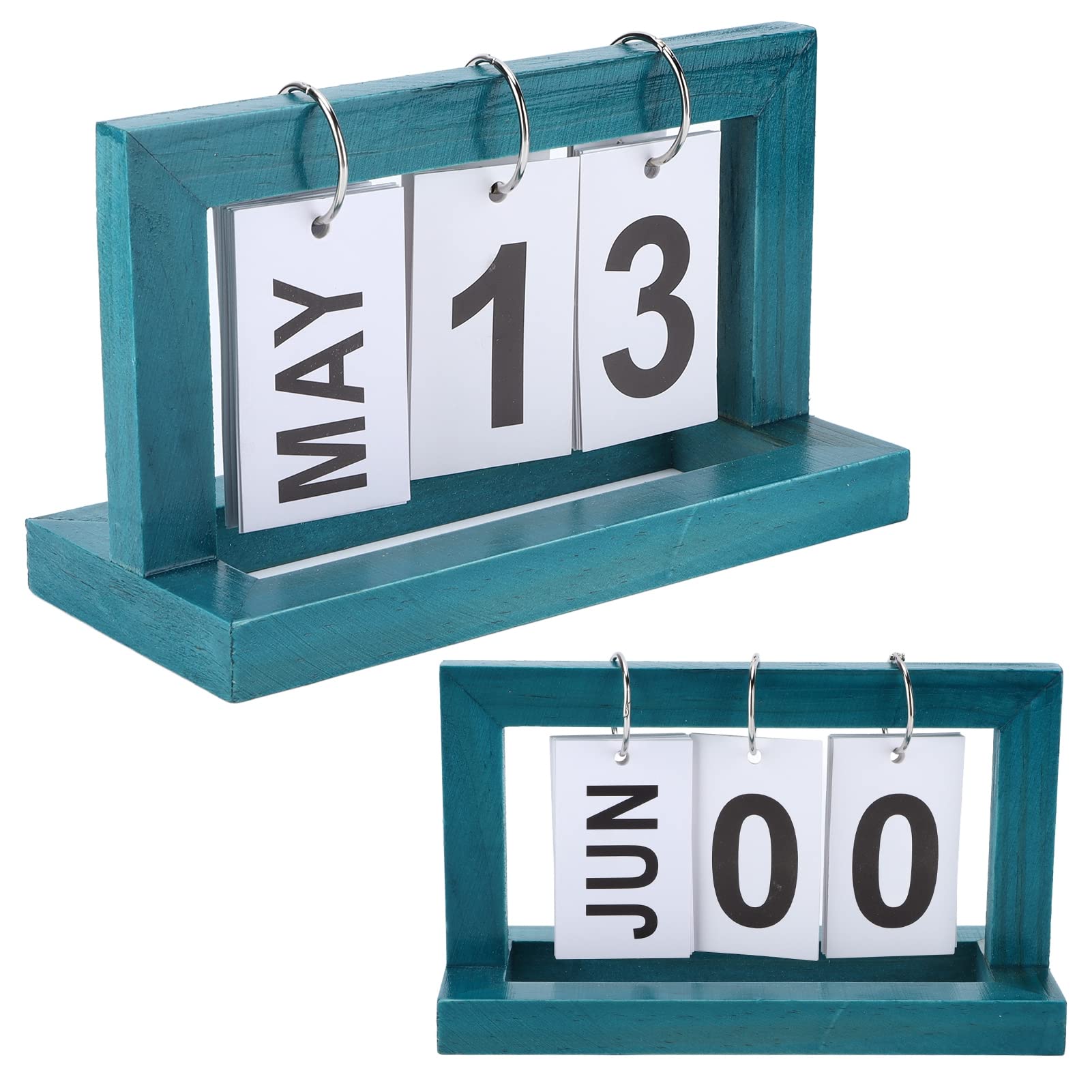 Fybida Calendar, Desktop Calendar Long Term Use Reversible Exquisite Daily Necessities Office Decoration