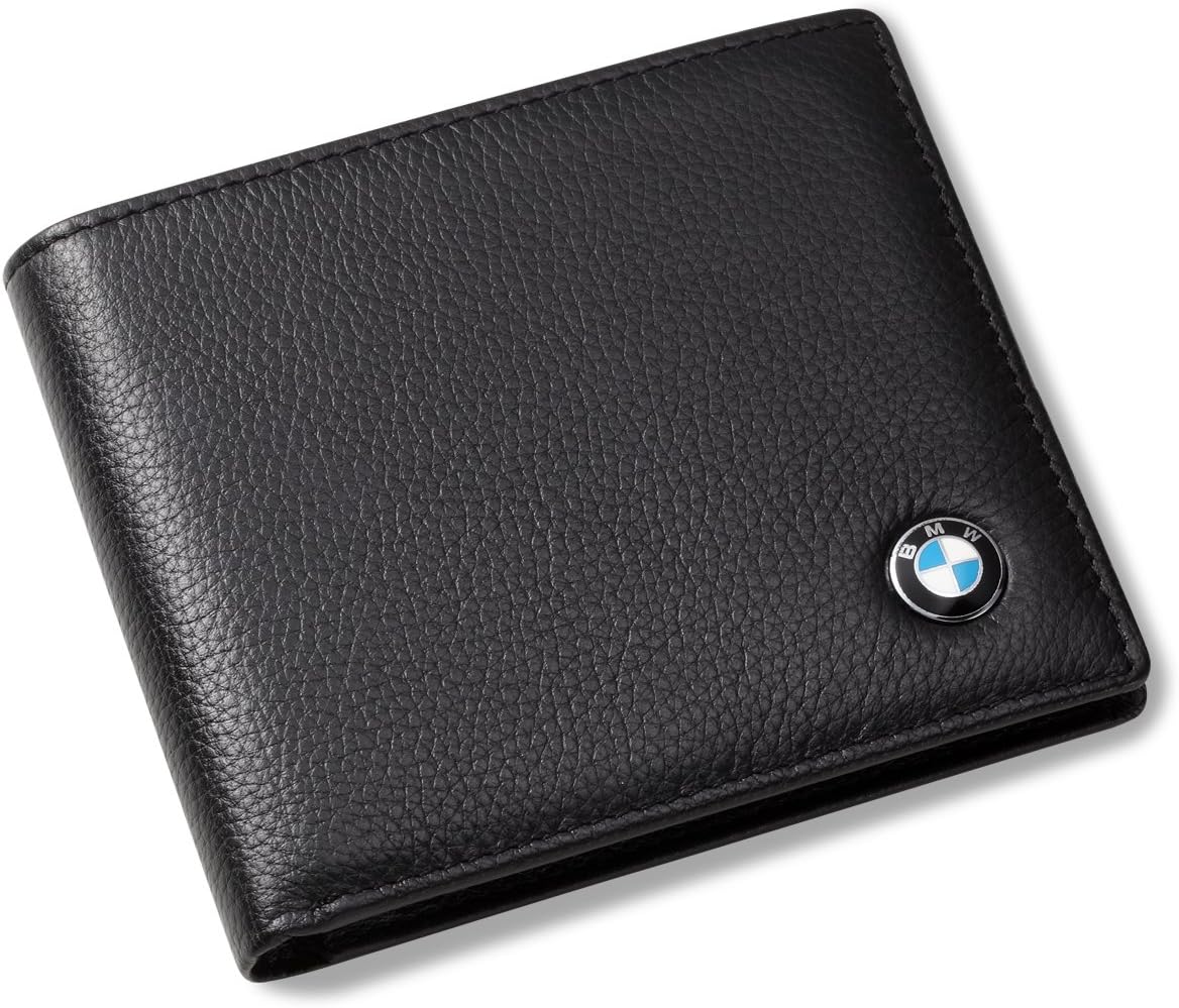 BMW Bifold Wallet with 3 Credit Card Slots and ID Window Genuine