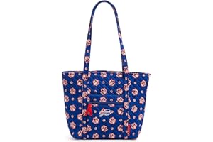 Vera Bradley Women's Cotton NFL Small Vera Tote Bag (Multiple Teams Available)